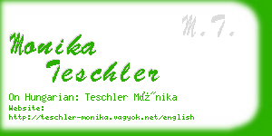 monika teschler business card